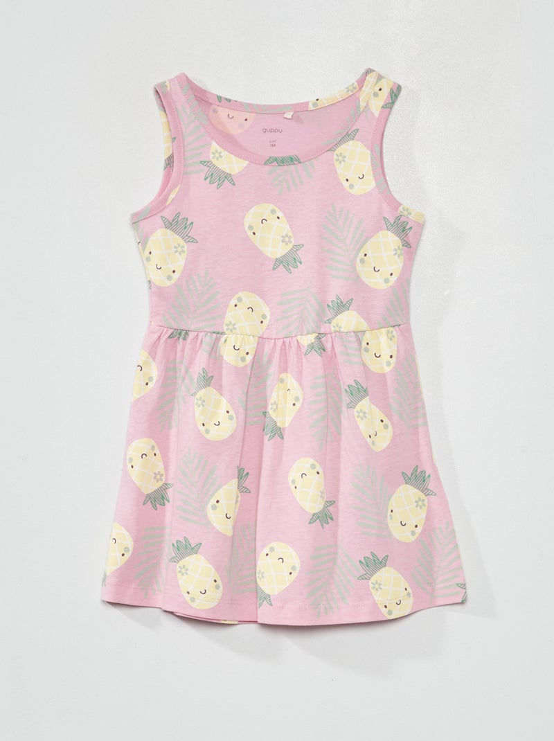 Vestido con motivo ROSA - Kiabi