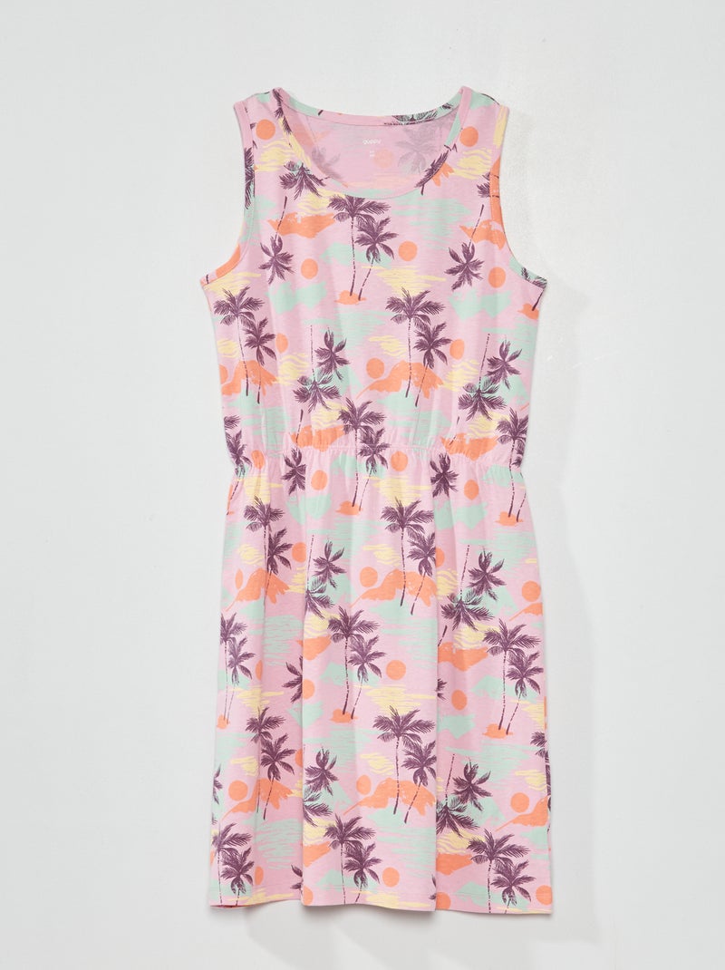Vestido con motivo ROSA - Kiabi