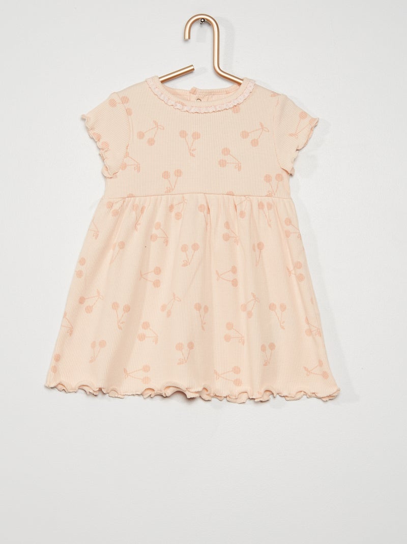 Vestido con motivo ROSA - Kiabi