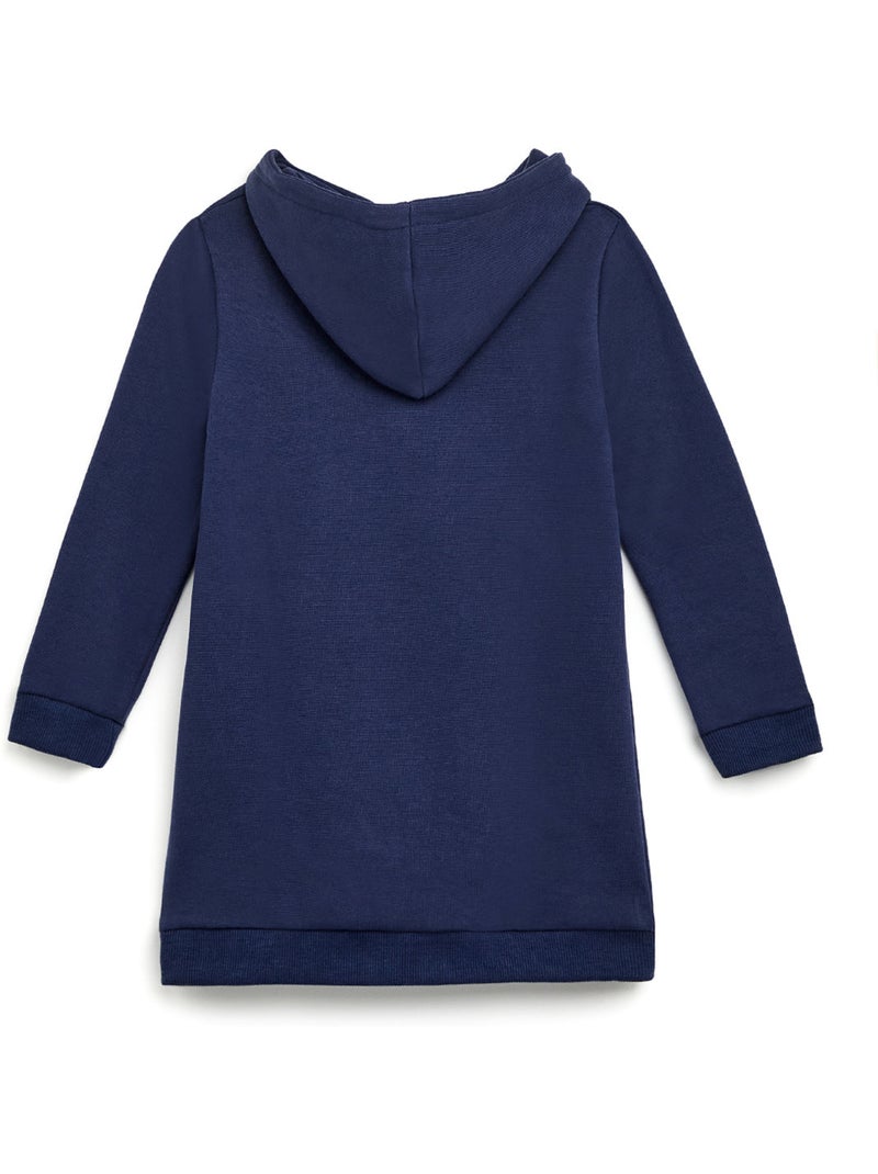 Vestido conguitos Azul marino - Kiabi