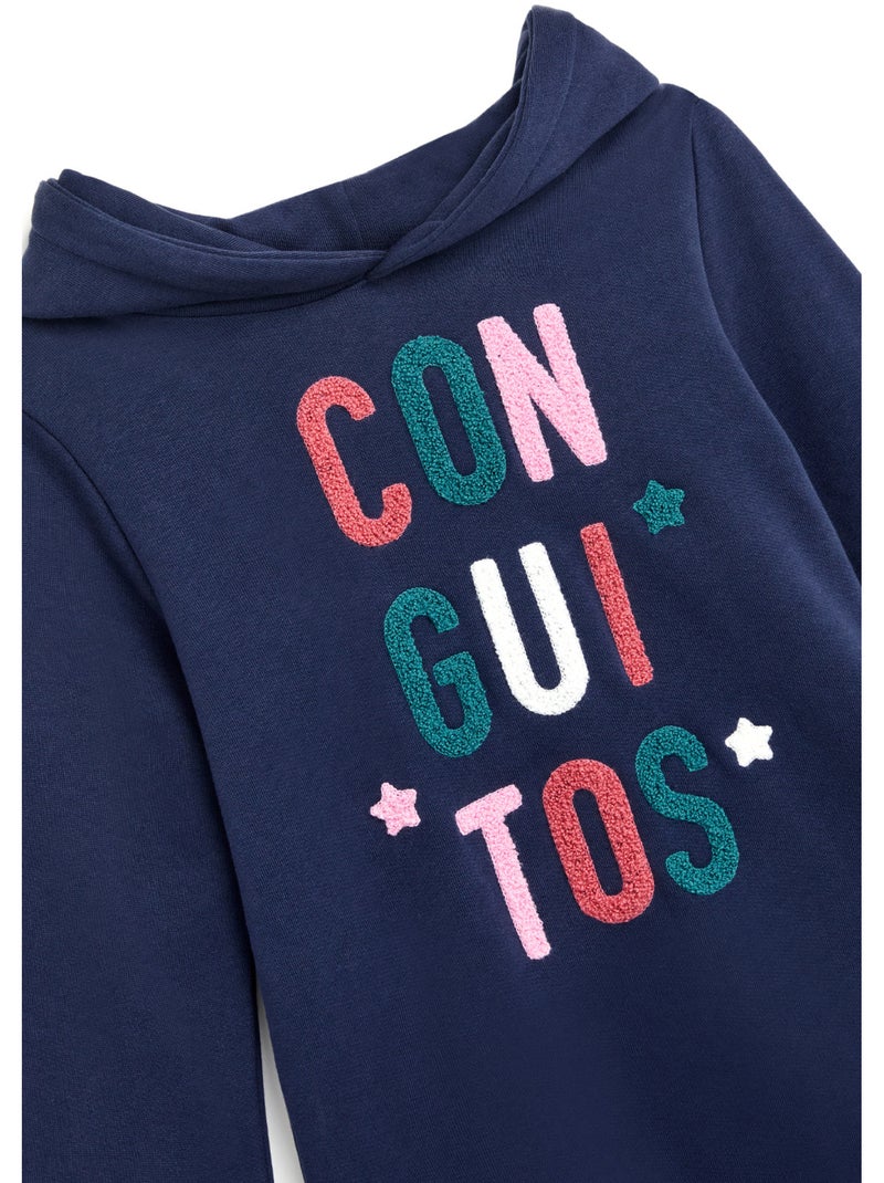 Vestido conguitos Azul marino - Kiabi