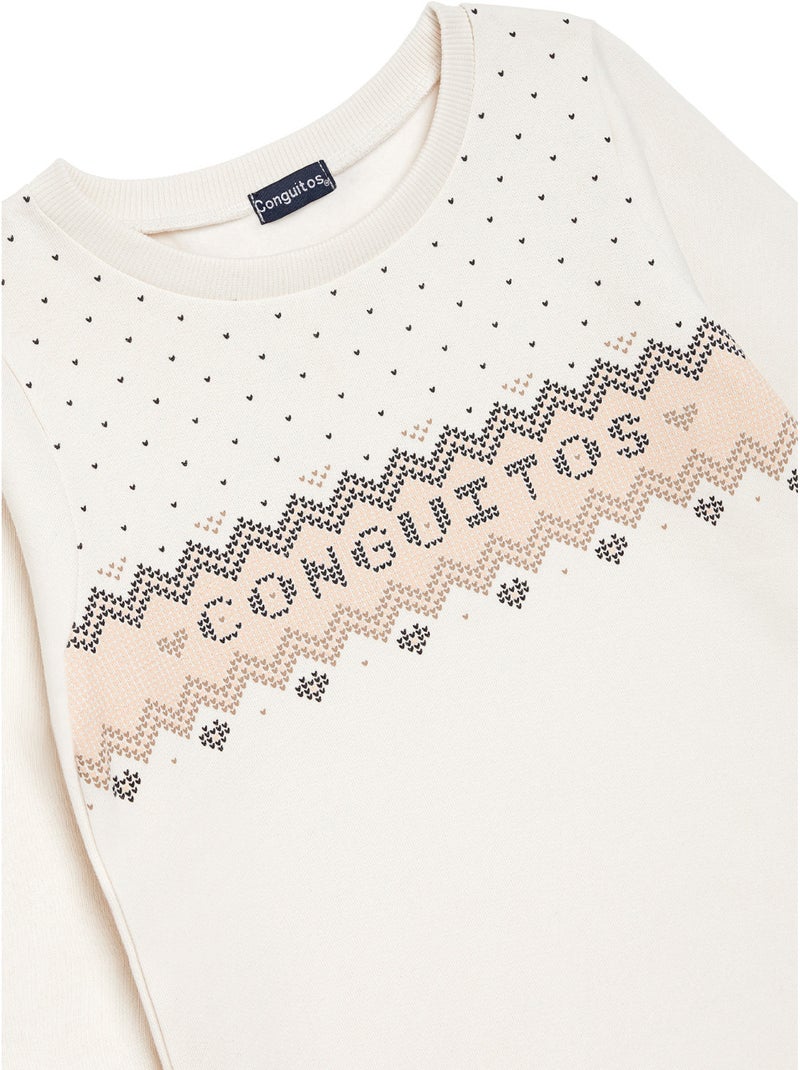 Vestido conguitos Beige - Kiabi