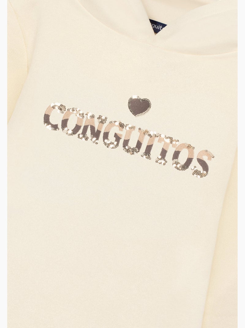 Vestido conguitos Beige - Kiabi