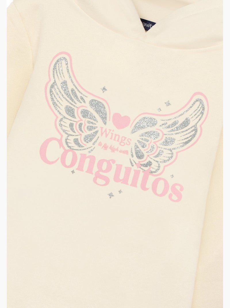 Vestido conguitos Beige - Kiabi