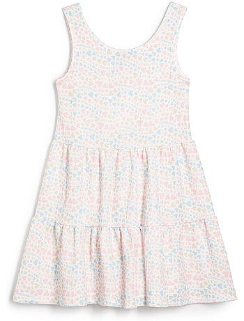 Vestido conguitos estampado de corazones