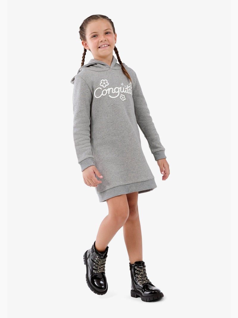 Vestido conguitos Gris gris - Kiabi