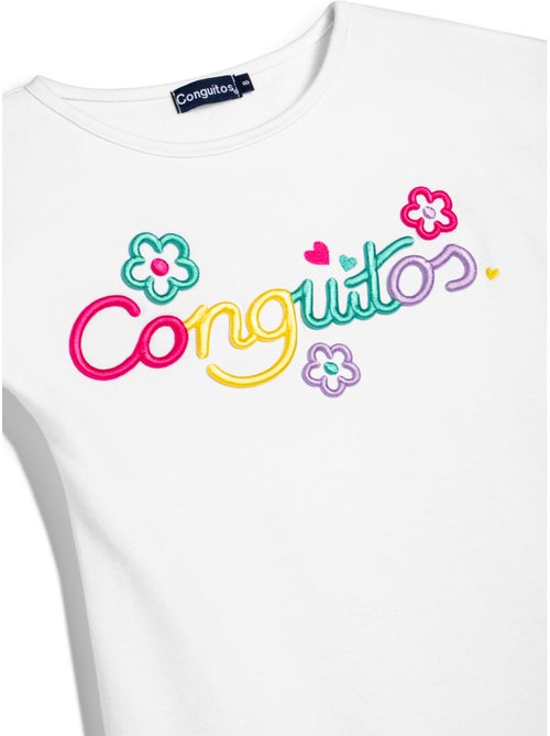 Vestido conguitos logo frontal - Kiabi Vestido conguitos logo frontal - Kiabi