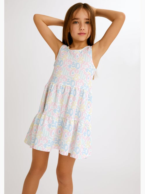 Vestido conguitos multi logo - Kiabi Vestido conguitos multi logo - Kiabi