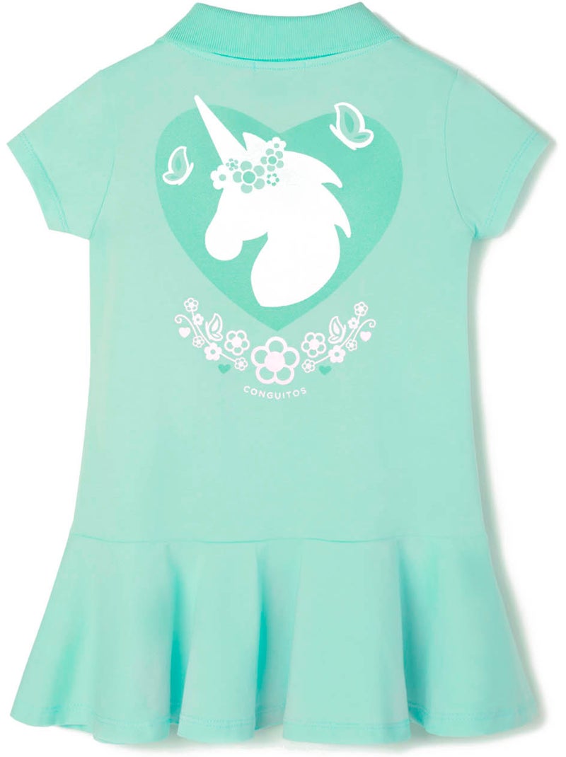 Vestido conguitos Verde claro - Kiabi