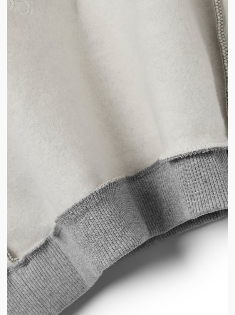 Vestido conguitos vestido sudadera con capucha Gris gris - Kiabi