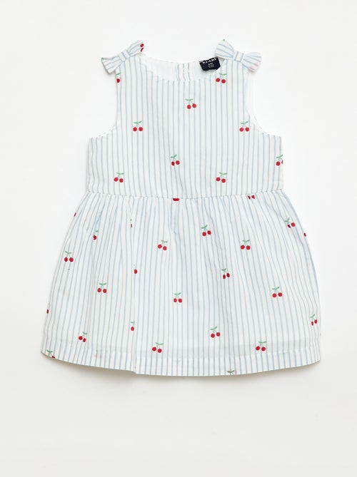 Vestido corte evasé sin mangas - Kiabi