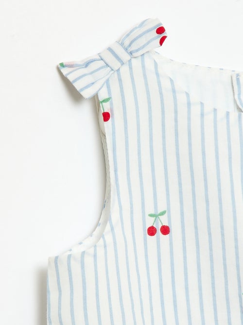 Vestido corte evasé sin mangas - Kiabi