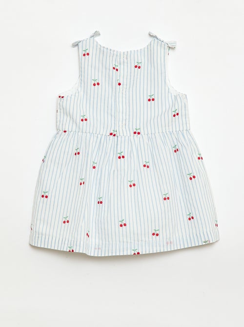 Vestido corte evasé sin mangas - Kiabi