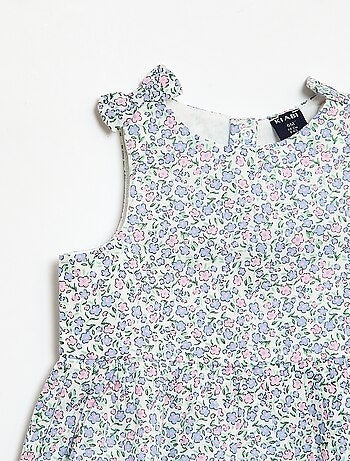 Vestido corte evasé sin mangas