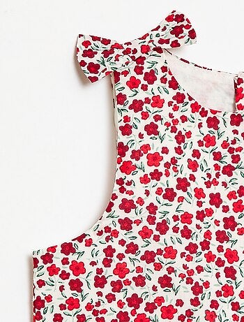 Vestido corte evasé sin mangas