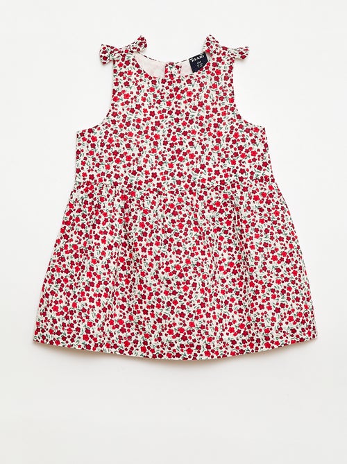 Vestido corte evasé sin mangas - Kiabi