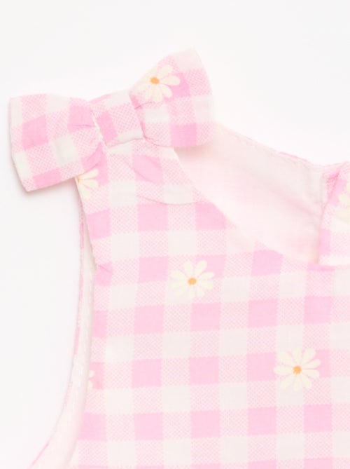 Vestido corte evasé sin mangas - Kiabi