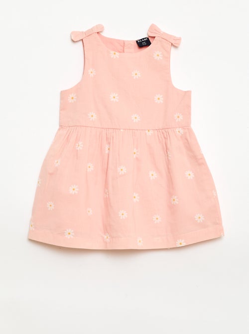 Vestido corte evasé sin mangas - Kiabi