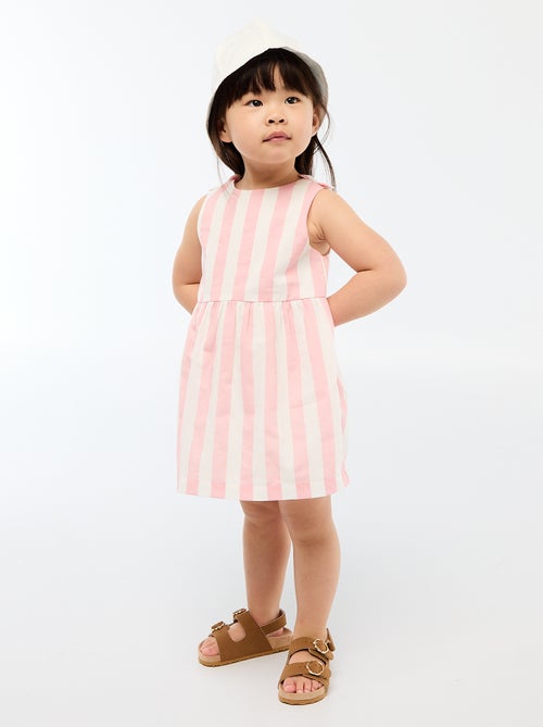 Vestido corte evasé sin mangas - Kiabi