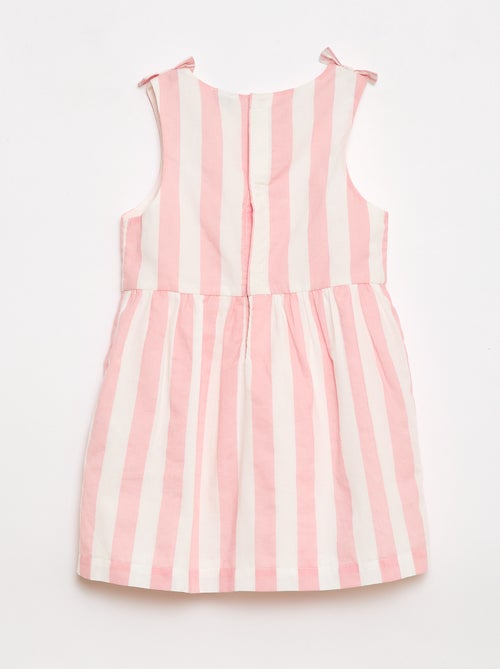 Vestido corte evasé sin mangas - Kiabi
