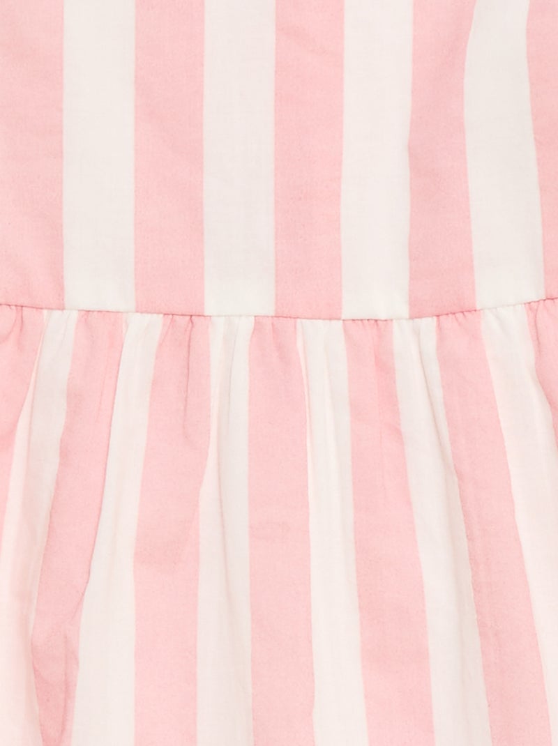 Vestido corte evasé sin mangas Rosa - Kiabi