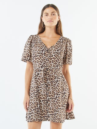 Vestido corto abotonado 'JDY'