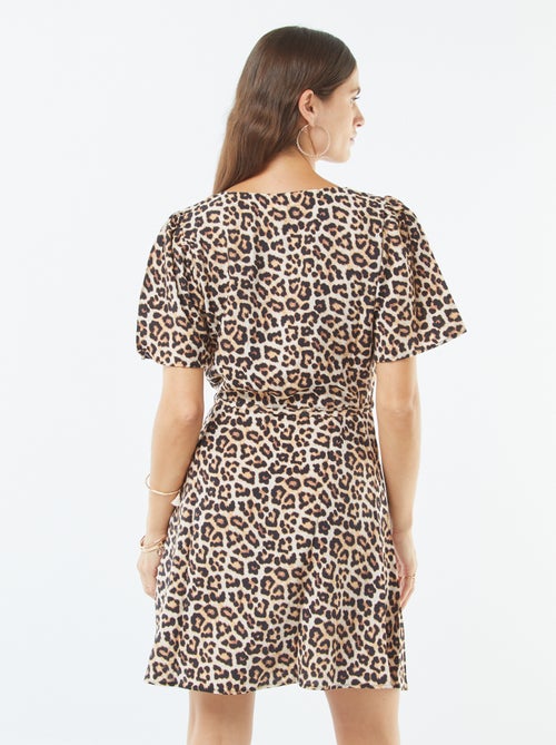 Vestido corto abotonado 'JDY' - Kiabi