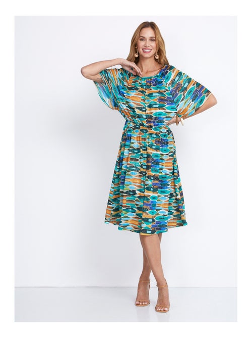 Vestido corto acampanado - AFIBEL - Kiabi