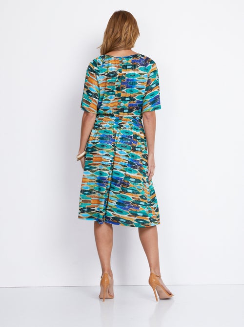 Vestido corto acampanado - AFIBEL - Kiabi