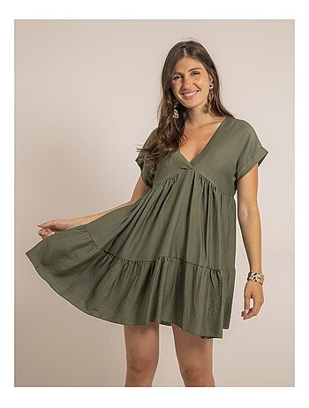 Vestido corto acampanado IPIANE