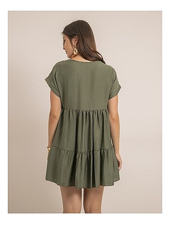 Vestido corto acampanado IPIANE