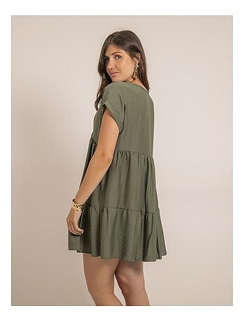 Vestido corto acampanado IPIANE