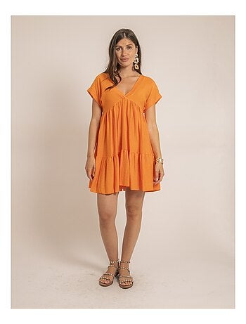 Vestido corto acampanado IPIANE