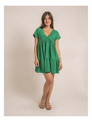 Vestido corto acampanado IPIANE