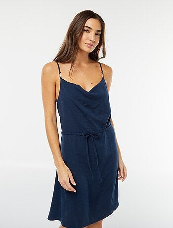 Vestido corto con cinturón anudable 'JDY'