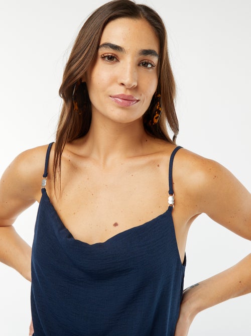 Vestido corto con cinturón anudable 'JDY' - Kiabi