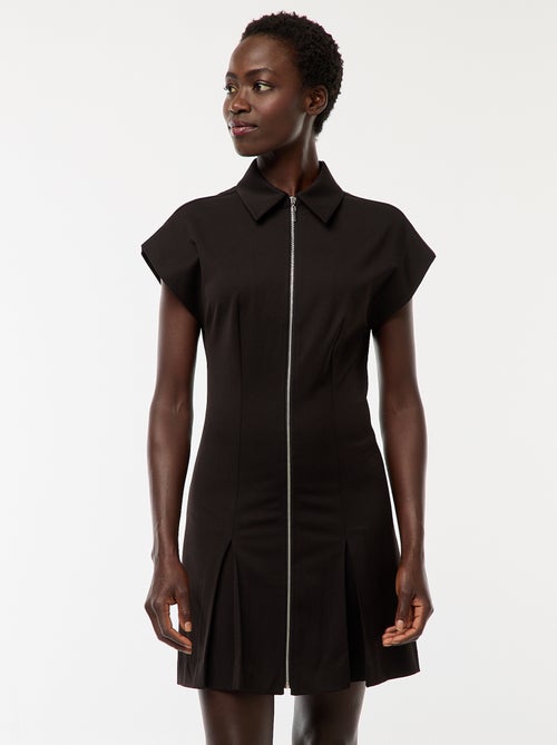 Vestido corto con cremallera - Kiabi