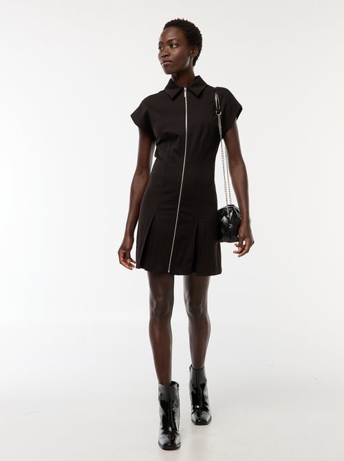 Vestido corto con cremallera - Kiabi