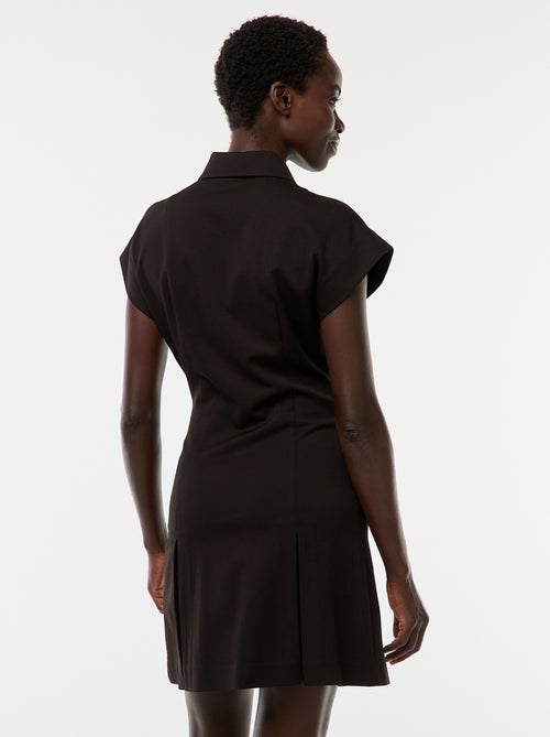 Vestido corto con cremallera - Kiabi