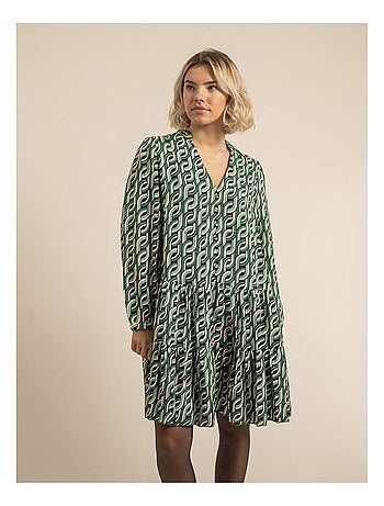 Vestido corto con estampado ISCIANE
