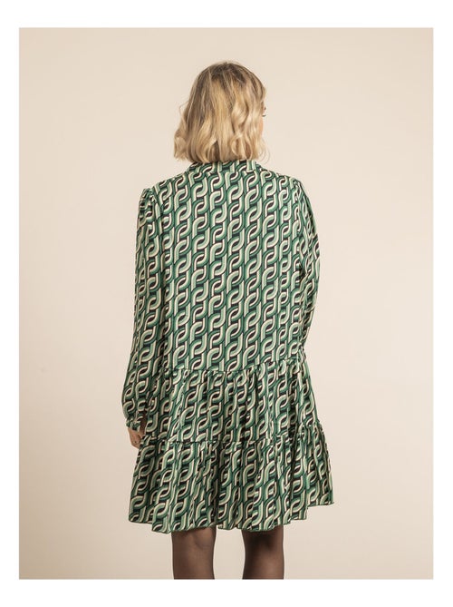 Vestido corto con estampado ISCIANE - Kiabi