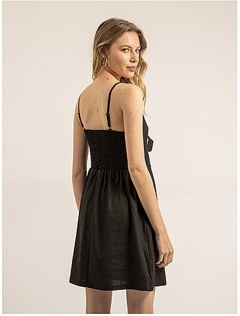 Vestido corto con lazo ICHEKA