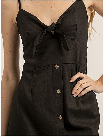 Vestido corto con lazo ICHEKA