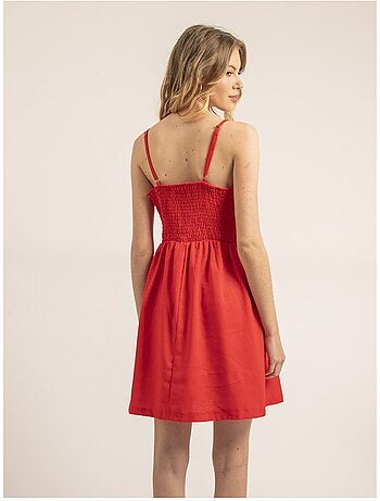 Vestido corto con lazo ICHEKA