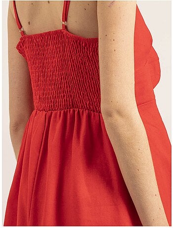 Vestido corto con lazo ICHEKA