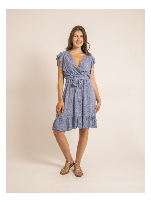 Vestido corto con motivos ILOFTI - Kiabi