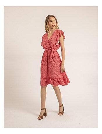 Vestido corto con motivos ILOFTI