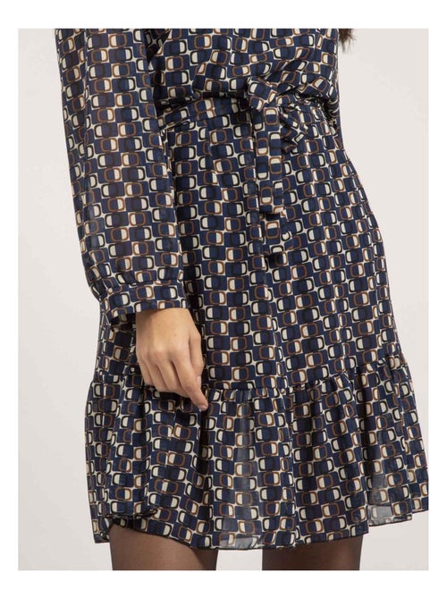 Vestido corto con motivos IPERTIA - Kiabi