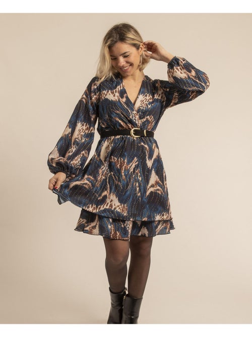 Vestido corto con motivos iraline - Kiabi Vestido corto con motivos iraline - Kiabi