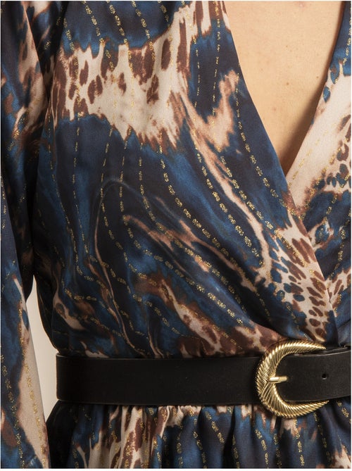Vestido corto con motivos iraline - Kiabi Vestido corto con motivos iraline - Kiabi